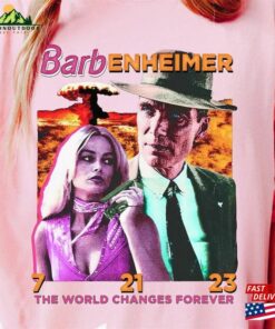 Barbenheimer Barbie And Oppenheimer Shirt Trendy Movie Hoodie Unisex 2 Barbenheimer Barbie And Oppenheimer Shirt Trendy Movie Hoodie Unisex 3