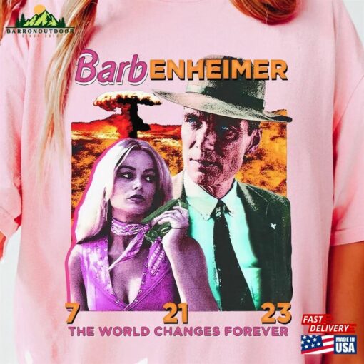 Barbenheimer Barbie And Oppenheimer Shirt Trendy Movie Hoodie Unisex