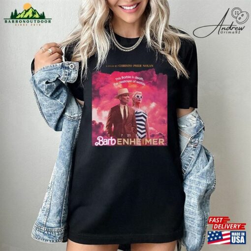 Barbenheimer Barbie And Oppenheimer Shirt Trendy Movie Unisex T-Shirt