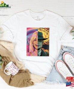 Barbenheimer Barbie And Oppenheimer T-Shirt Movie Shirt The Ultimate Double Feature Hoodie Classic