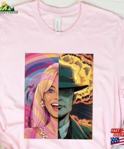 Barbenheimer Barbie And Oppenheimer T-Shirt Movie Shirt The Ultimate Double Feature Hoodie Classic