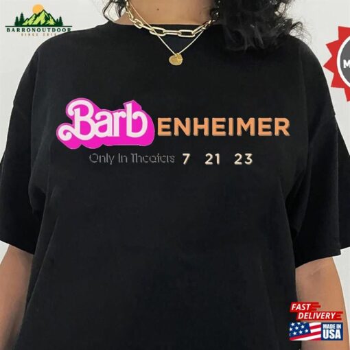 Barbenheimer Barbie Movie Oppenheimer Shirt 72123 T-Shirt Classic