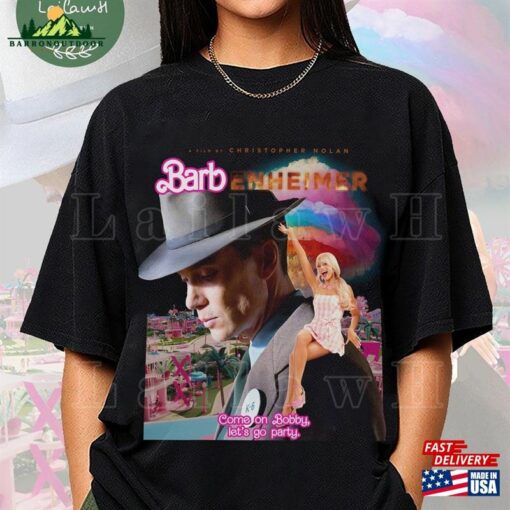 Barbenheimer Barbie Movie Oppenheimer Shirt Christopher Nolan Cillian Murphy Margot Robbie Sweatshirt T-Shirt