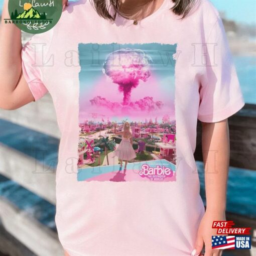 Barbenheimer Barbie Movie Oppenheimer Shirt Christopher Nolan Margot Robbie The Destroyer Of Word T-Shirt Sweatshirt