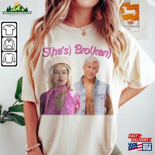 Barbenheimer Barbie Movie Oppenheimer Shirt Hi And Ken She Unisex Classic