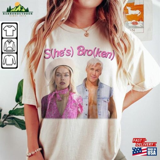 Barbenheimer Barbie Movie Oppenheimer Shirt Hi And Ken She Unisex Hoodie