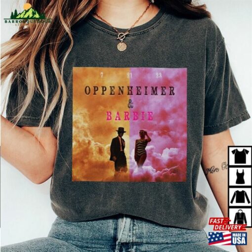 Barbenheimer Barbie Movie Oppenheimer Shirt Sweatshirt Hoodie T18 Unisex