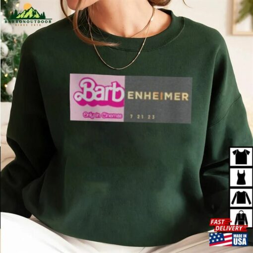 Barbenheimer Barbie Movie Oppenheimer Shirt Sweatshirt Hoodie V6 Classic