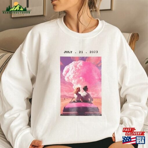 Barbenheimer Barbie Movie Oppenheimer Sweatshirt Hoodie Nolan Movies Sweater T-Shirt