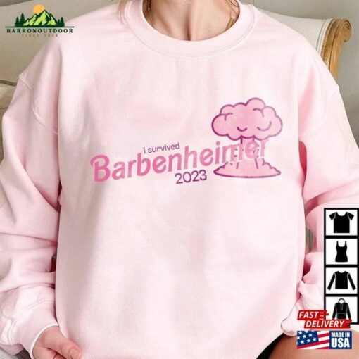 Barbenheimer Barbie Movie Oppenheimer Sweatshirt Hoodie Trendy Shirt Classic