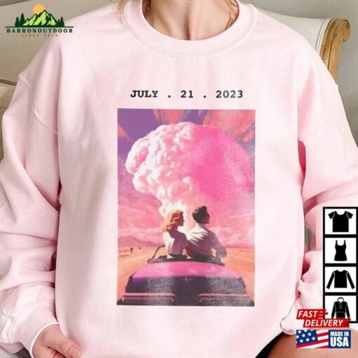 Barbenheimer Barbie Movie Oppenheimer Sweatshirt Hoodie V3 Trendy Shirt Unisex