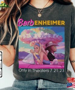 Barbenheimer Barbie Movie Oppenheimer T-Shirt Nolan Movies Tee The Ultimate Double Feature Classic Barbenheimer Barbie Movie Oppenheimer T-Shirt Nolan Movies Tee The Ultimate Double Feature Classic