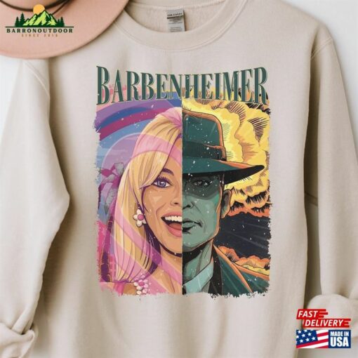 Barbenheimer Barbie Oppenheimer Cillian Murphy Movie Back To School Vintage T-Shirt Classic