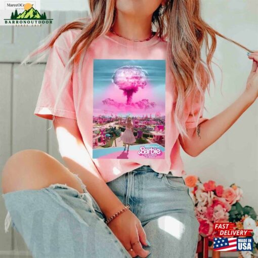 Barbenheimer Barbie Oppenheimer Comfort Colors® Shirt Movie 2023 Nolan Movies Tee Sweatshirt Hoodie