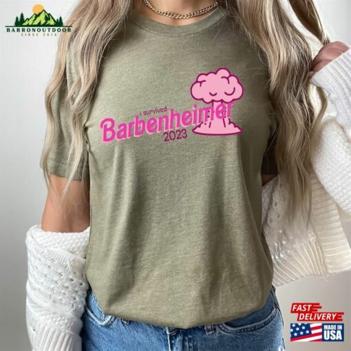 Barbenheimer Barbie Shirt Heart Fan Cheetah Unisex Sweatshirt