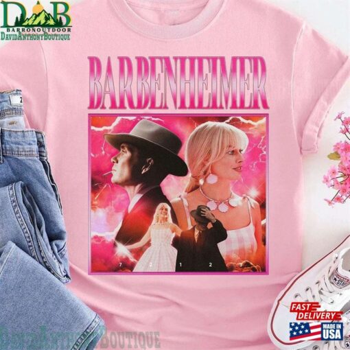 Barbenheimer Barbie The Destroyer Of Word Shirt Fans Gifts Movie Oppenheimer T-Shirt Classic