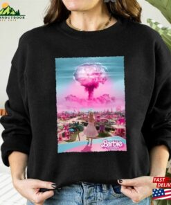 Barbenheimer Barbie The Destroyer Of Word Shirt Movie Oppenheimer Christopher Nolan Margot Robbie Classic Hoodie 4