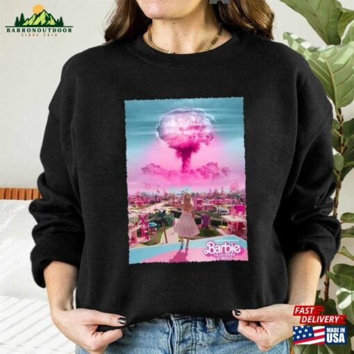 Barbenheimer Barbie The Destroyer Of Word Shirt Movie Oppenheimer Christopher Nolan Margot Robbie Classic Hoodie