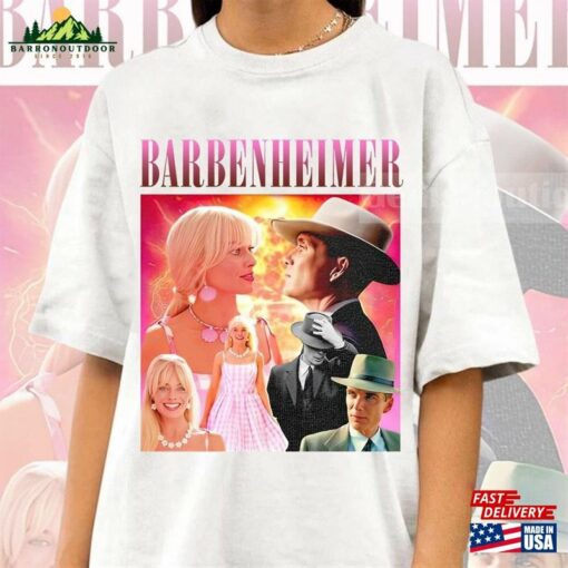 Barbenheimer Barbie The Destroyer Of Word Shirt Movie Oppenheimer Christopher Nolan Margot Robbie Sweatshirt T-Shirt