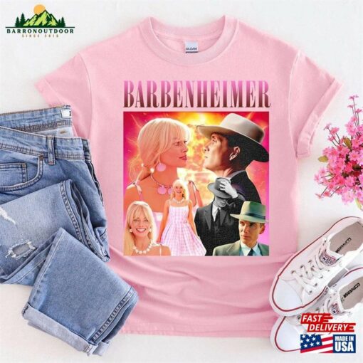 Barbenheimer Barbie The Destroyer Of Word Shirt Movie Oppenheimer Christopher Nolan Margot Robbie Sweatshirt T-Shirt