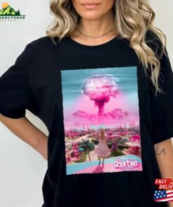 Barbenheimer Barbie The Destroyer Of Word Shirt Movie Oppenheimer Christopher Nolan Margot Robbie Unisex Classic Barbenheimer Barbie The Destroyer Of Word Shirt Movie Oppenheimer Christopher Nolan Margot Robbie Unisex Classic