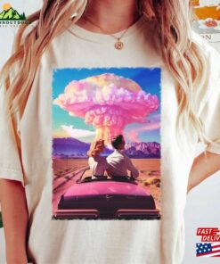 Barbenheimer Barbie The Destroyer Of Word Shirt Movie Oppenheimer Christopher Nolan Margot Robbie Unisex Hoodie 4