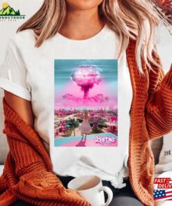 Barbenheimer Barbie The Destroyer Of Word Shirt Movie Oppenheimer Classic Hoodie 3