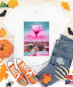 Barbenheimer Barbie The Destroyer Of Word Shirt Movie Oppenheimer Classic Hoodie 4