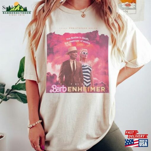 Barbenheimer Barbie The Destroyer Of Word T-Shirt Movie Oppenheimer Shirt Unisex