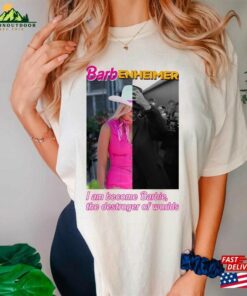 Barbenheimer Barbie X Oppenheimer T-Shirt Movie Shirt The Ultimate Double Feature Hoodie Classic Barbenheimer Barbie X Oppenheimer T-Shirt Movie Shirt The Ultimate Double Feature Hoodie Classic