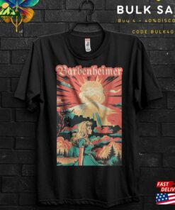 Barbenheimer Cartoon Landscape Tv Serie Movie 2023 Gift T-Shirt For Woman Margot Robbie Ryan Gosling Destroyer Of Worlds Tee Sweatshirt Hoodie