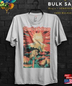 Barbenheimer Cartoon Landscape Tv Serie Movie 2023 Gift T-Shirt For Woman Margot Robbie Ryan Gosling Destroyer Of Worlds Tee Sweatshirt Hoodie