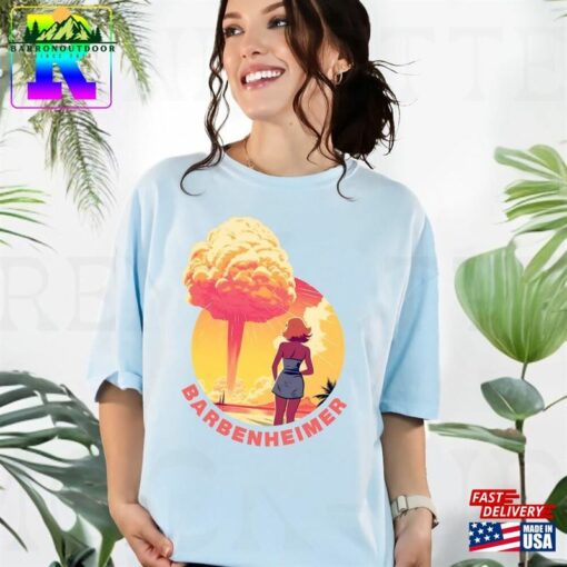 Barbenheimer Comfort Color Shirt Barbie Oppenheimer Moive Inspired Sweatshirt T-Shirt