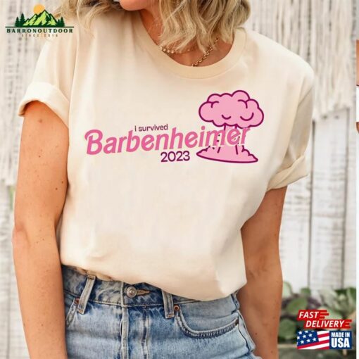 Barbenheimer Comfort Colors Shirt Barbie Movie 2023 Oppenheimer Hoodie T-Shirt