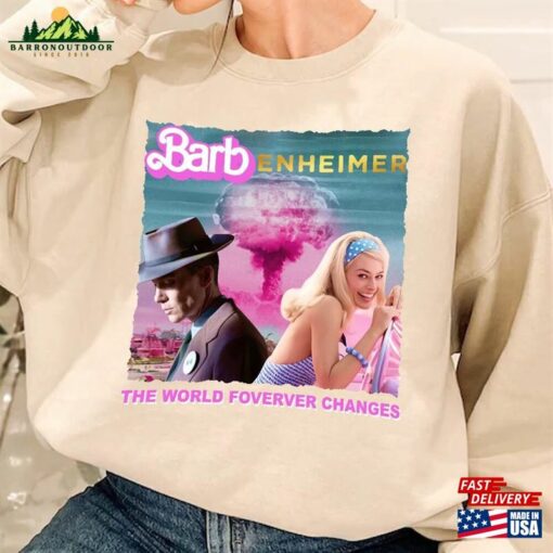 Barbenheimer Comfort Colors Shirt Barbie Oppenheimer 2023 Classic Unisex