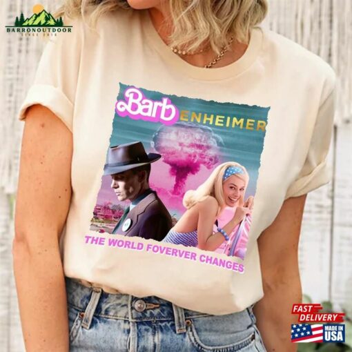 Barbenheimer Comfort Colors Shirt Barbie Oppenheimer 2023 Classic Unisex