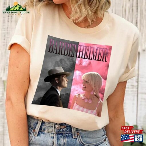 Barbenheimer Comfort Colors Shirt Barbie Oppenheimer The Ultimate Double Feature Hoodie Unisex