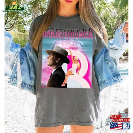 Barbenheimer Comfort Colors Shirt Come On Baby Lets Go Party Barbie X Oppenheimer T-Shirt Unisex