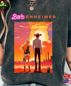 Barbenheimer Comfort Colors Shirt Graphic Design Barbie X Oppenheimer 2023 Sweatshirt Unisex 1 Barbenheimer Comfort Colors Shirt Graphic Design Barbie X Oppenheimer 2023 Sweatshirt Unisex 2