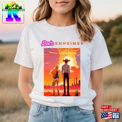 Barbenheimer Comfort Colors Shirt Graphic Design Barbie X Oppenheimer 2023 Sweatshirt Unisex