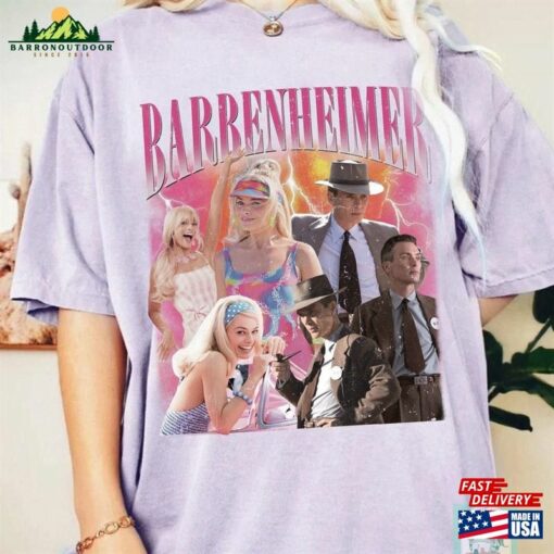 Barbenheimer Comfort Shirt Retro Movie Gift For Women And Man Unisex T-Shirt Classic Sweatshirt