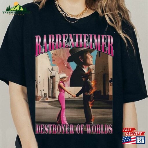 Barbenheimer Destroyer Of World Essential T-Shirt Vintage 90’S Shirt Classic