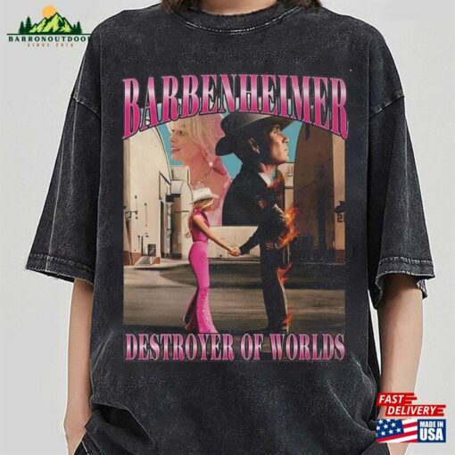 Barbenheimer Destroyer Of World Essential T-Shirt Vintage 90’S Shirt Classic