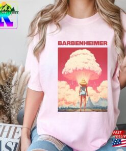 Barbenheimer Graphic Poster Shirt Barbie X Oppenheimer 2023 Comfort Color Hoodie Sweatshirt 1