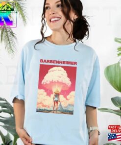 Barbenheimer Graphic Poster Shirt Barbie X Oppenheimer 2023 Comfort Color Hoodie Sweatshirt 3