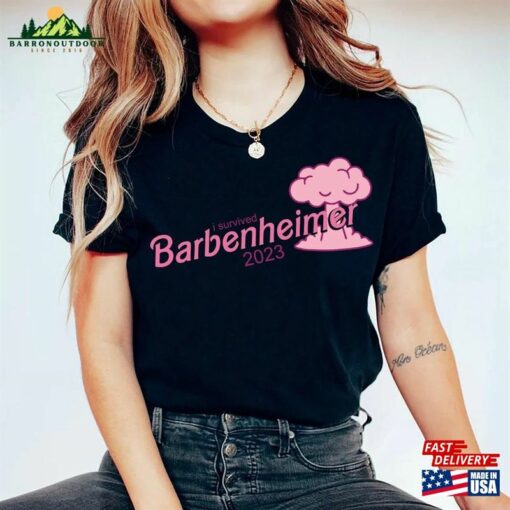 Barbenheimer I Survived 2023 Shirt Barbieheimer Active Cinema Day Tee Classic T-Shirt