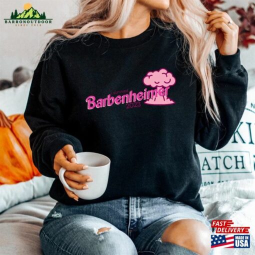 Barbenheimer I Survived 2023 Sweatshirt Barbieheimer Active Funny Movie Hoodie T-Shirt