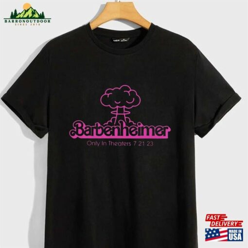 Barbenheimer Movie 2023 T-Shirt Barbie Oppenheimer Tee Funny Unisex Hoodie