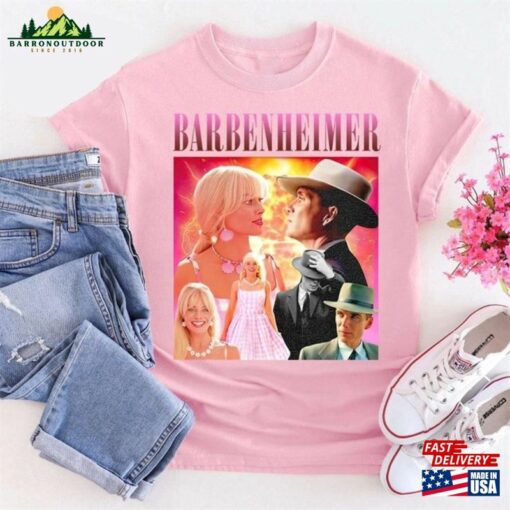 Barbenheimer Movie T-Shirt 2023 Shirt Barbie Oppenheimer Tee Sweatshirt Classic