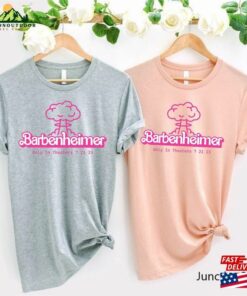 Barbenheimer Only In Theaters 7 21 23 Shirt Movie Trending 2023 T Shirt Hoodie Unisex 4